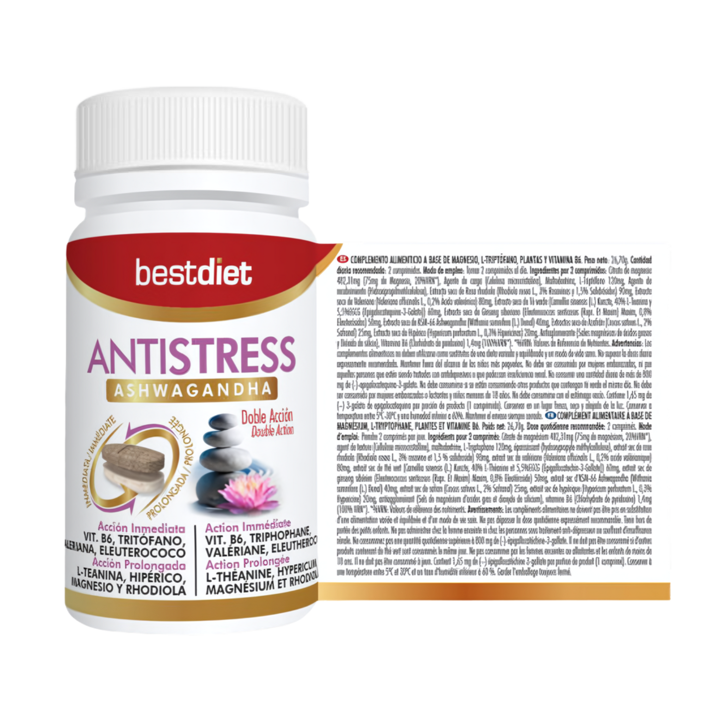 Antiestrés Doble Acción Relajación y Energía Positiva