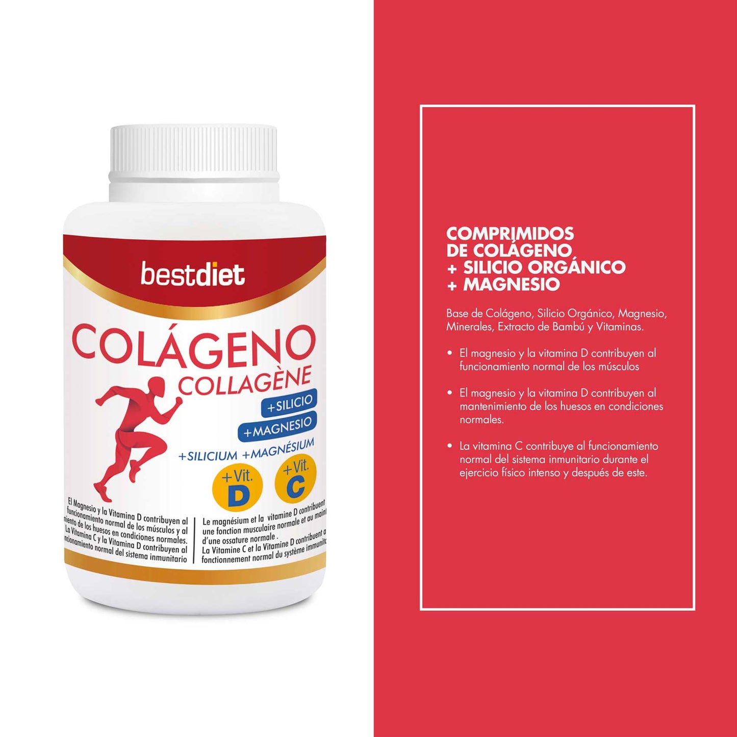 COLAGENACTIVE - Colágeno Hidrolizado + Silicio Orgánico + Magnesio